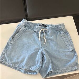 Zara Blue Jean Shorts Relaxed Fit